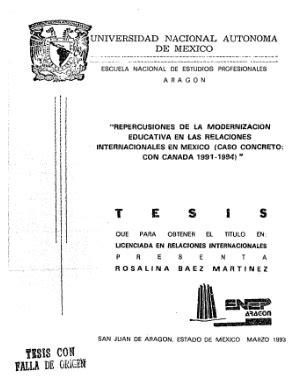 Repercusiones De La Modernizacion Educativa En Las Relaciones