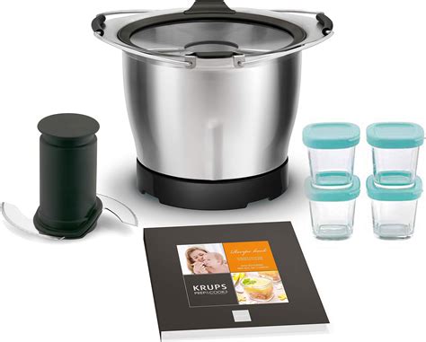 Amazon de Krups Prep Cook XL Küchenmaschine mit Kochfunktion HP50A8