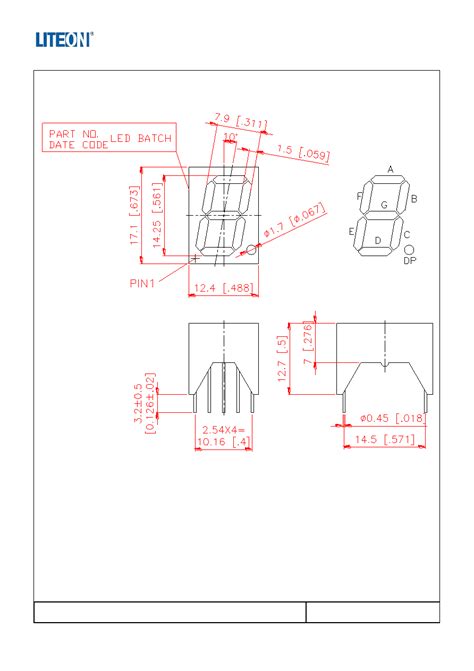 Lts Sw Datasheet Pages Liteon Led Display