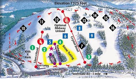 Soda Springs Trail Map | Liftopia