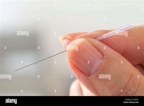 Acupressure Needle Medicine Acupuncture Hi Res Stock Photography And