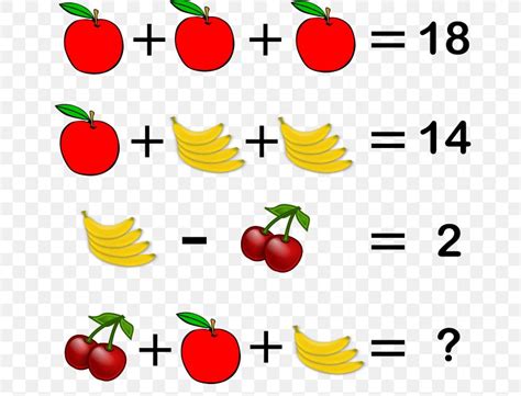 Fruit Math Mathematics Mathematical Puzzle Different Math Puzzles 2018