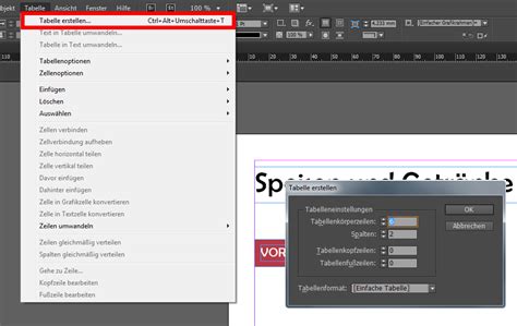 Tutorial Tabellen Erstellen In Indesign Flyeralarm Blog