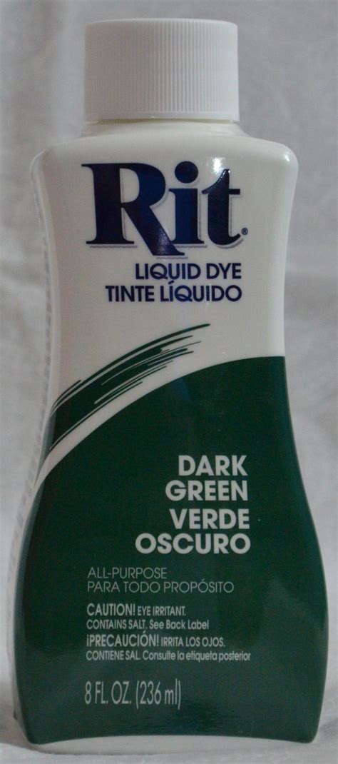 Rit Liquid Fabric Dye 236ml 8 Fl Oz Dark Green