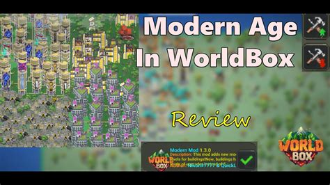 Modern Age In Worldbox Modern Age Mod Review Youtube