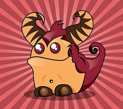 Cute Monstervector Illustration Modern Cartoon Mutant Vector Modern