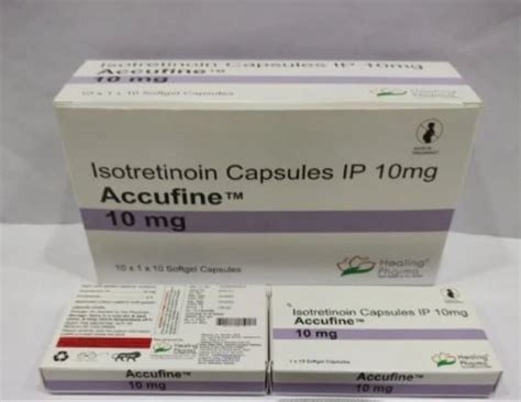 Finished Product Isotretinoin Accufine Mg Gm Packaging Type