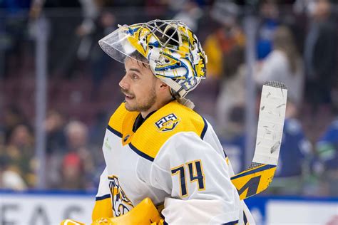 Nashville Predators Make Juuse Saros Extension Official The Hockey