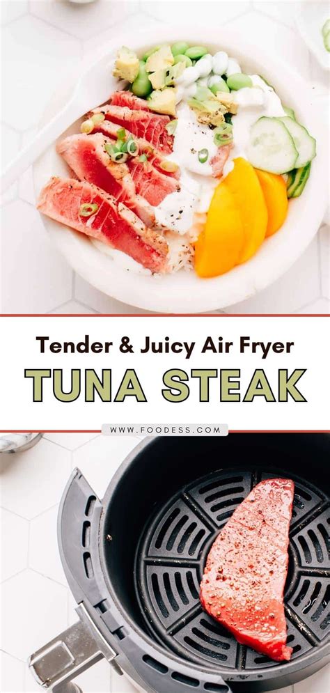 Air Fryer Tuna Steak Foodess