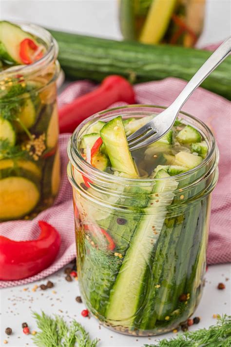 Quickles Easy Refrigerator Pickle Recipe Tidymom