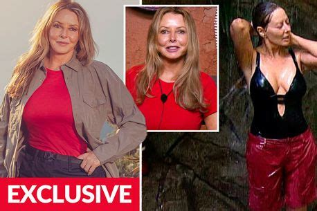 Carol Vorderman Wows In Plunging Cut Out Bikini Ahead Of Tense Jungle Feud Daily Star