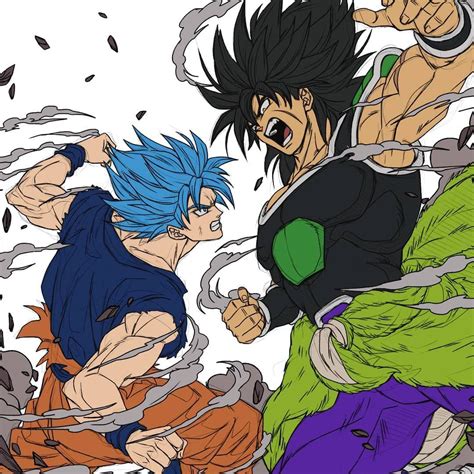 ᴅʀᴀɢᴏɴ ʙᴀʟʟ Cba 🔵 On Instagram “goku Vs Broly Goku Vegeta Dragonball Dragonballz