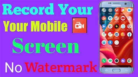 Android Screen Record How To Record Your Android Mobile Screen With