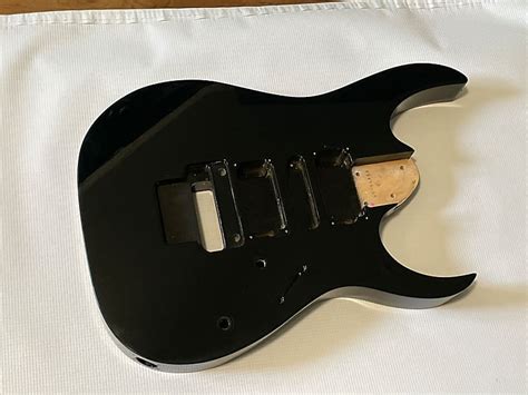 2002 Japan Ibanez RG470 Black Basswood Guitar Body Floyd Reverb