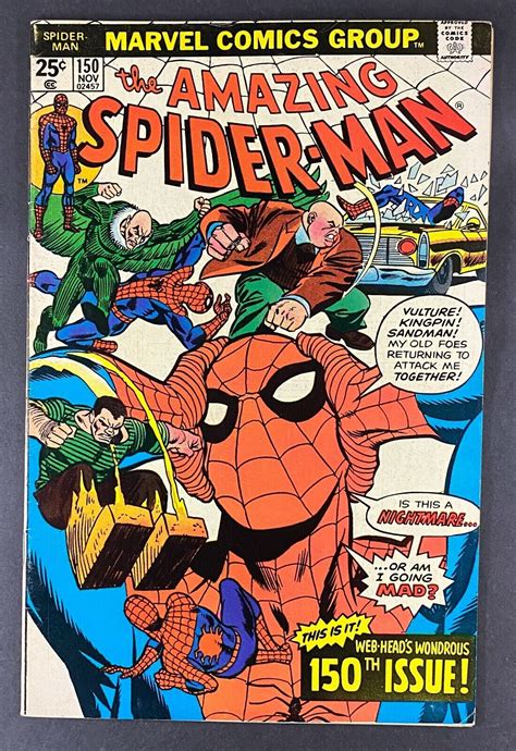 Classic Spiderman Comic Cover