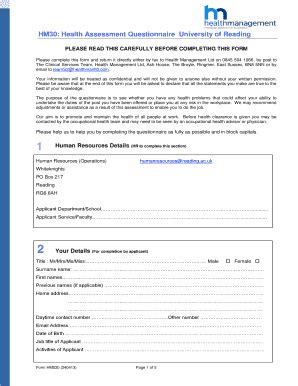 Fillable Online Reading Ac Referral Form University Of Reading