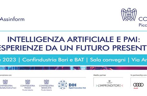 Roadshow Intelligenza Artificiale E PMI Esperienze Da Un Futuro