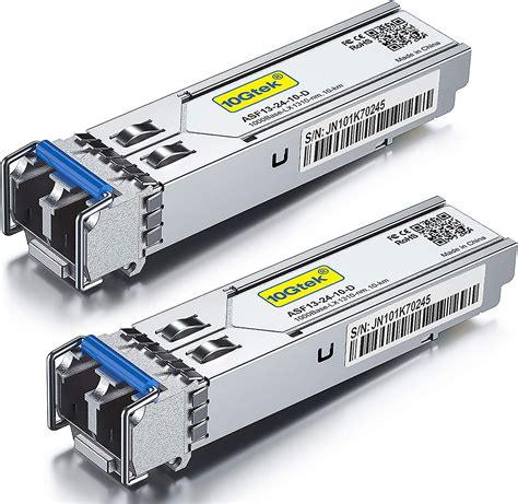 1 25g Transceptor Sfp 1000base Lx Smf De 1310nm Hasta 10km Compatible Con Cisco Glc Lh Smd