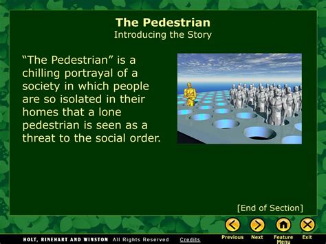 Ppt The Pedestrian By Ray Bradbury Powerpoint Presentation Free