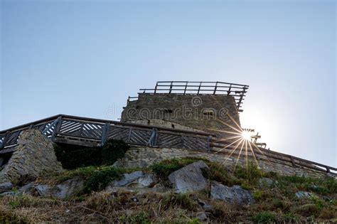 Deva Castle in Romania stock photo. Image of castle - 229781252