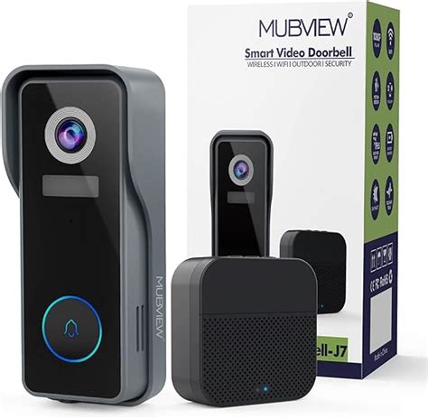 Mubview Cam Ra De Sonnette Sans Fil Avec Carillon K Hd Cam Ra Vid O