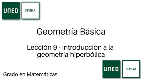 Lecci N Introducci N A La Geometr A Hiperb Lica Geometr A B Sica