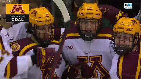 Highlights Gopher Mens Hockey Routs Badgers Wins B G Regular