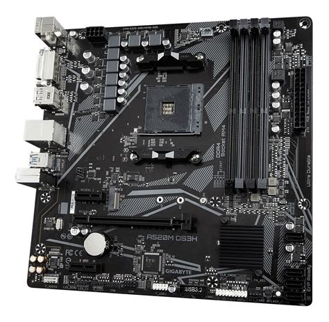 Placa M E Gigabyte A M Ds H Ddr Amd Am Matx Parcelamento Sem Juros