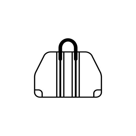 Travel Bag Vector Icon Illustration 23245364 Vector Art At Vecteezy