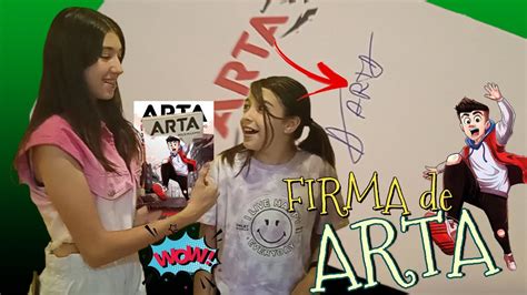 FIRMA Del LIBRO De ARTA SOLO 150 PRIMEROS YouTube