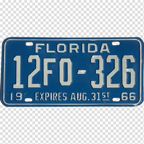 Florida License Plate Clipart