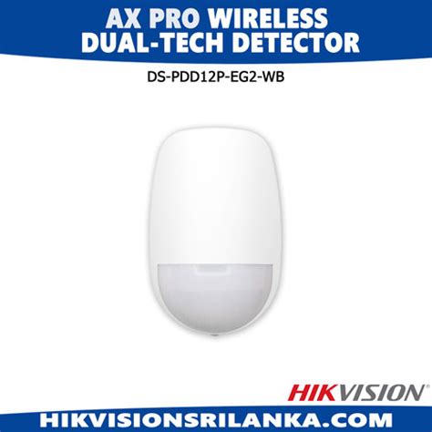 Hikvision Ds Pdd P Eg Wb Wireless Dual Tech Detector Sale In Sri Lanka