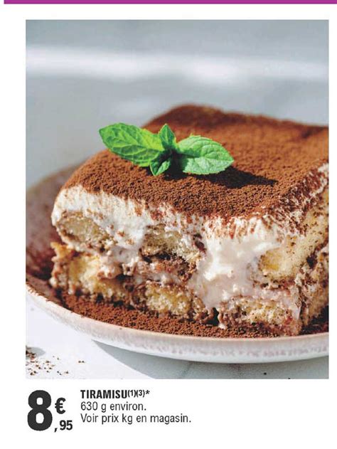 Promo Tiramisu Chez E Leclerc ICatalogue Fr