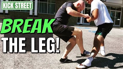 End The Fight Instantly By Breaking The Leg Youtube