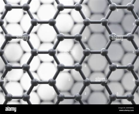 Layers Of Graphene Sheets 3d Illustration Stock Photo Alamy