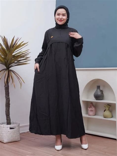 Jual Gamis Isabella Terbaru Bahan Polo Linen Turkish Trend