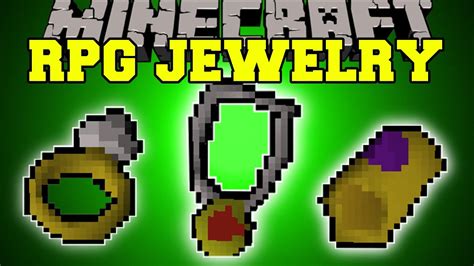 Minecraft Rpg Jewelry Amulets Rings Dual Wielding Bracelets