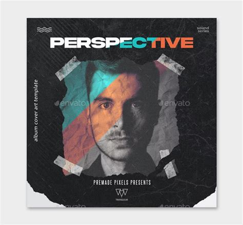 Perspective Album Cover Template PSD - ksioks