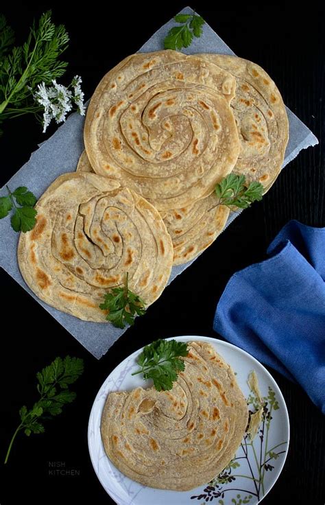 Lachha Paratha | Layered Paratha | Video - NISH KITCHEN