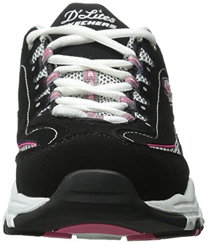 Skechers Womens Dlites Life Saver Memory Foam Lace Up Sneakerblack