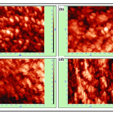 FE SEM Microscopic Images Of PbS Thin Films A As Deposited B