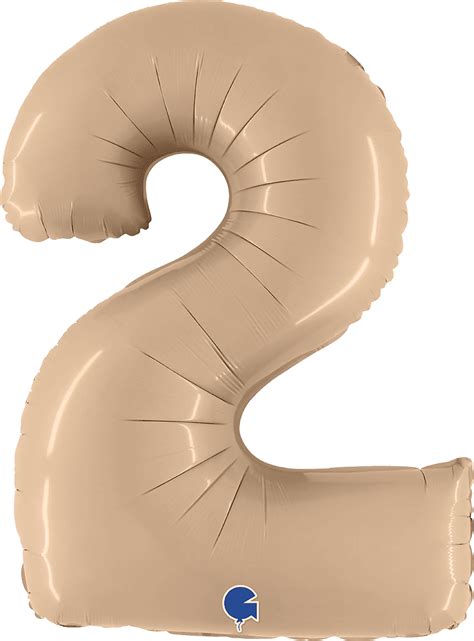 Buy Grabo Inch Satin Nude Foil Number Balloons Balloons U