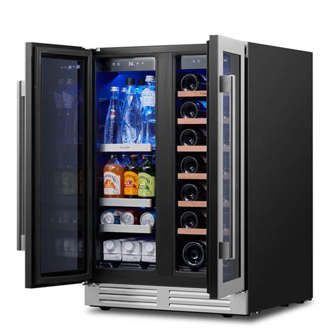 Calefort 24 Dual Zone Wine And Beer Fridge Built In Or Freestandinng