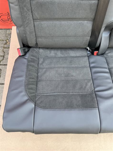 Vw T T Sitzbank Multivan Sitz Schlafsitzbank Titan Schwarz Alcantara