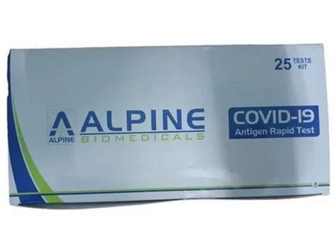 Alpine Biomedicals Covid 19 Antigen Rapid Test Kit At 28 Piece