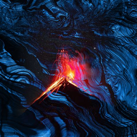 Conoce a Kawah el único volcán del mundo con lava azul