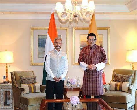 Jaishankar Calls On Bhutanese King Affirms India S Support For Bhutan