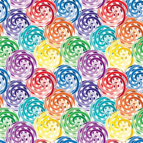 Seamless Vivid Swirl Pattern Stock Vector Illustration Of Textile