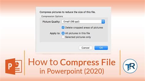 How To Compress File In Powerpoint 2020 Youtube