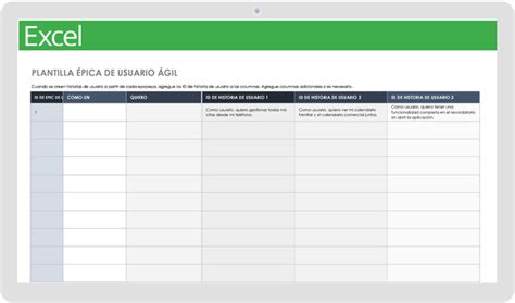 Descargar Plantillas De Historias De Usuario Gratis Smartsheet